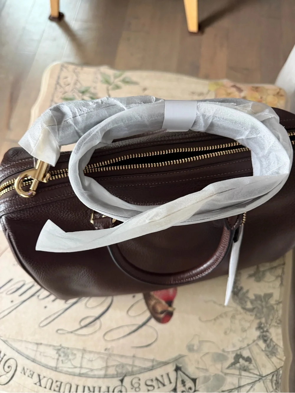 Coach Large Maple Rowan NWT